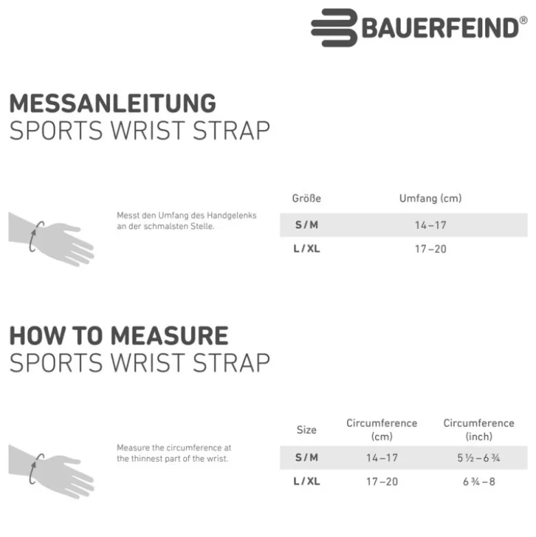 Bauerfeind Sports Wrist Strap Handgelenkbandage