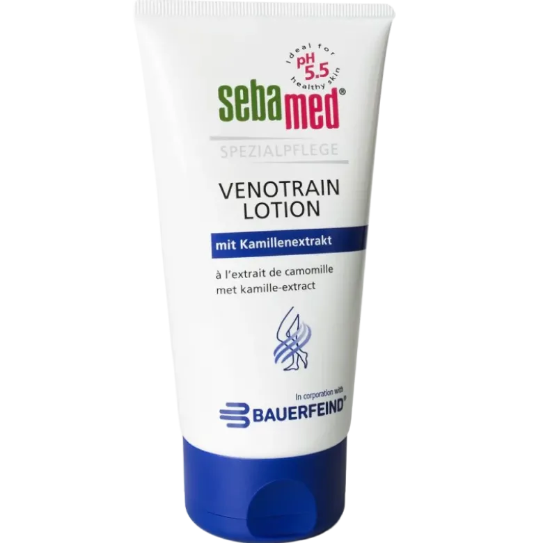Bauerfeind VenoTrain Lotion von sebamed 150 ml