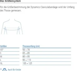Claviculabandage ofa Dynamics