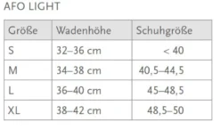 Fußheberorthese Össur AFO Light