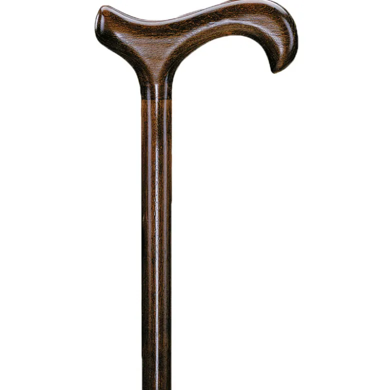 Gastrock Basic Holz Gehstock Derbygriff Herren