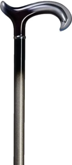 Gastrock Gehstock Acryl-Derby Rauchglas