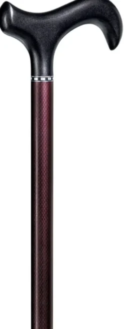 Gastrock Gehstock Carbon Derby Aubergine