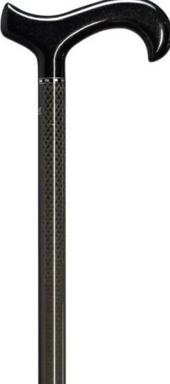 Gastrock Gehstock Carbon Derby schwarz