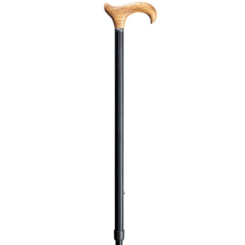 Gastrock Gehstock Exklusiv Carbon Edelholz Eiche