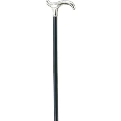 Gastrock Gehstock Silber Derby Schwarz
