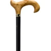 Gastrock Holz Gehstock Artdeco Derby Maserbirke schlank