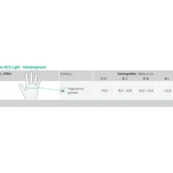 Juzo ACS Light Handsegment