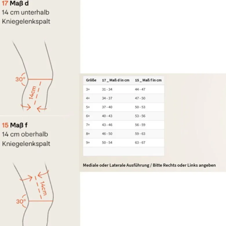 Knieorthese SPORLASTIC GENU-TEX OA + Comfort mediale Ausführung