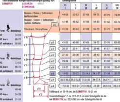 Kompressionsstrümpfe Compressana Diamonds Trendfarben