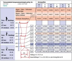 Kompressionsstrümpfe Compressana Linea Cotton