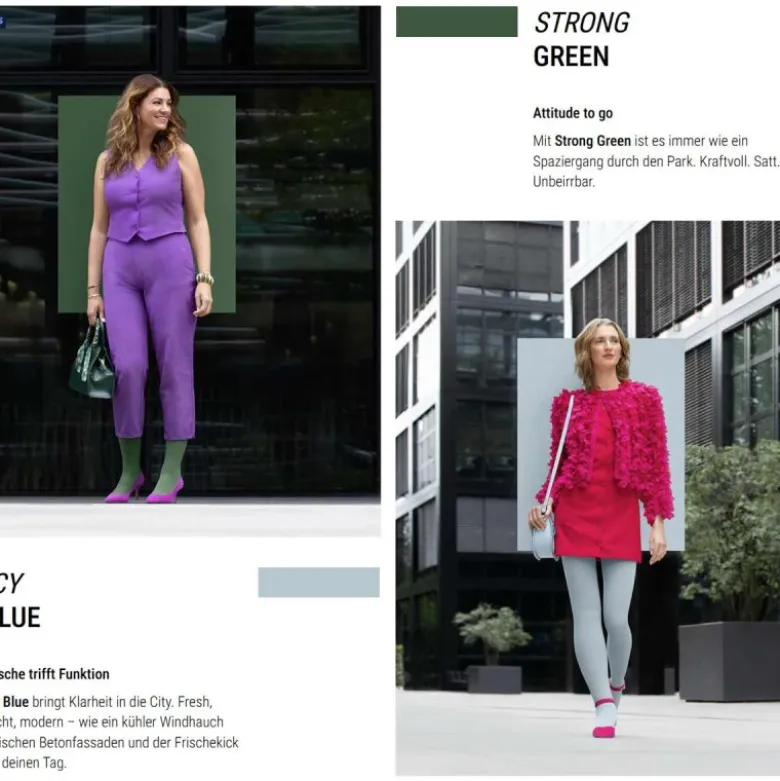Kompressionsstrümpfe Juzo Inspiration Trendfarben