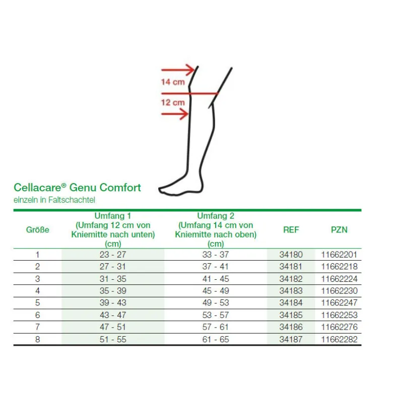 L+R Kniebandage Cellacare Genu Comfort