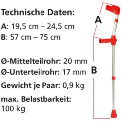 Ossenberg Gehhilfe für Kinder Kiddy Line gelb