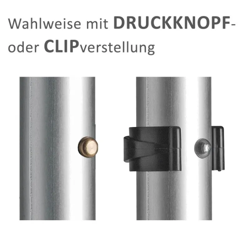 Ossenberg Gehhilfe Klassiker 140kg Druckknopf ergonomischer Softgriff
