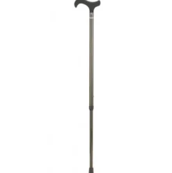 Ossenberg Gehstock aus Carbon mit Derbygriff verstellbar