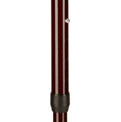 Ossenberg Gehstock aus Carbon mit Softgriff verstellbar