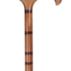 Ossenberg Gehstock Holzstock Bambus-Design Derbygriff
