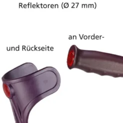 Ossenberg Krücken Gehstützen höhenverstellbar Klassiker grau