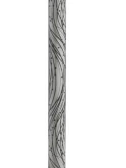 Ossenberg Leichtmetallstock reflektierend mit Derbygriff