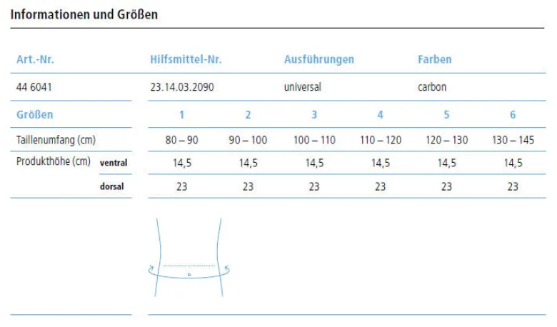 Rückenbandage ofa Dynamics Plus Lumbalbandage