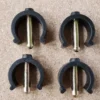 Russka Ersatzteil Pin-Clip 4er-Set Toilettenstuhl bordeaux