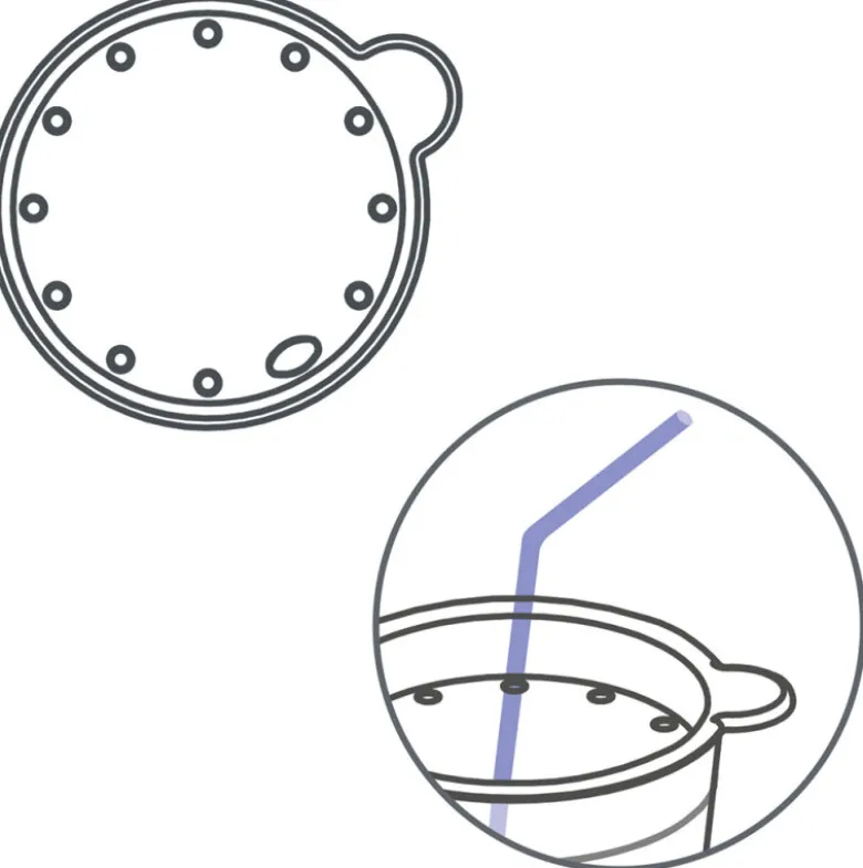 Russka ORNAMIN Trinkbecher Aufsatz Intuitiv 814
