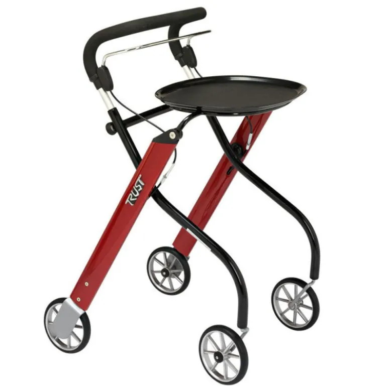 Russka Rollator Indoor Let's Go mit Tablett und Stoffkorb
