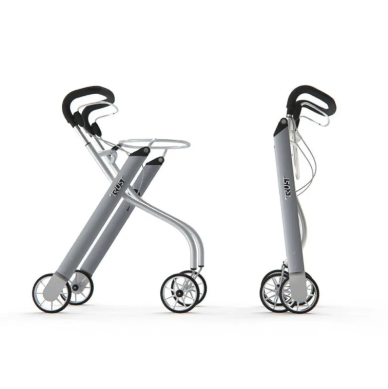 Russka Rollator Indoor Let's Go mit Tablett und Stoffkorb