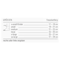 Sprunggelenkbandage Bort Helix S Spiraldynamik USG-Bandage