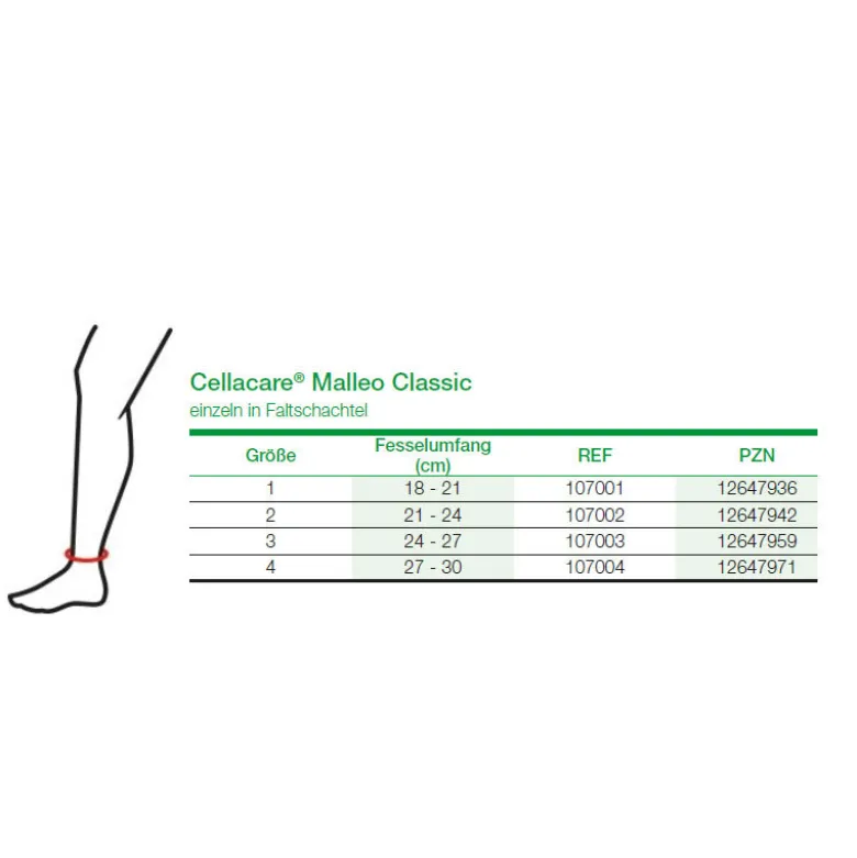 Sprunggelenkbandage L+R Cellacare Malleo Classic