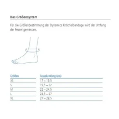 Sprunggelenkbandage ofa Dynamics Knöchelbandage