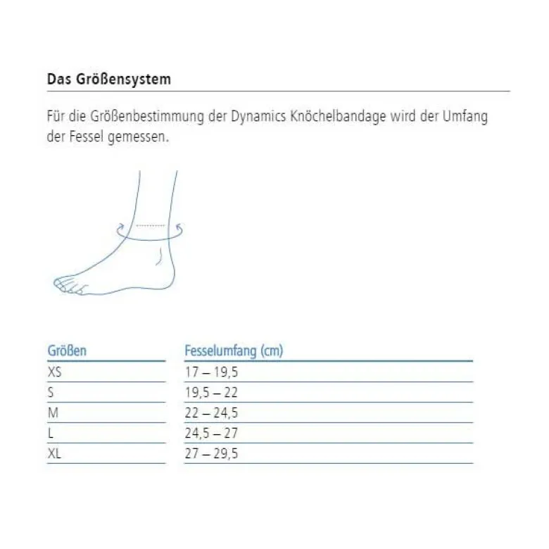 Sprunggelenkbandage ofa Dynamics Knöchelbandage