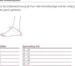 Sprunggelenkbandage Push med Knöchelbandage