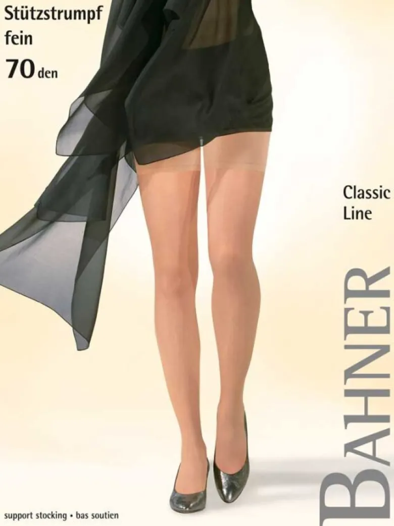 Stützstrümpfe Bahner Classic Line Stützstrumpf fein 70