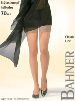 Stützstrümpfe Bahner Classic Line Stützstrumpf halterlos 70