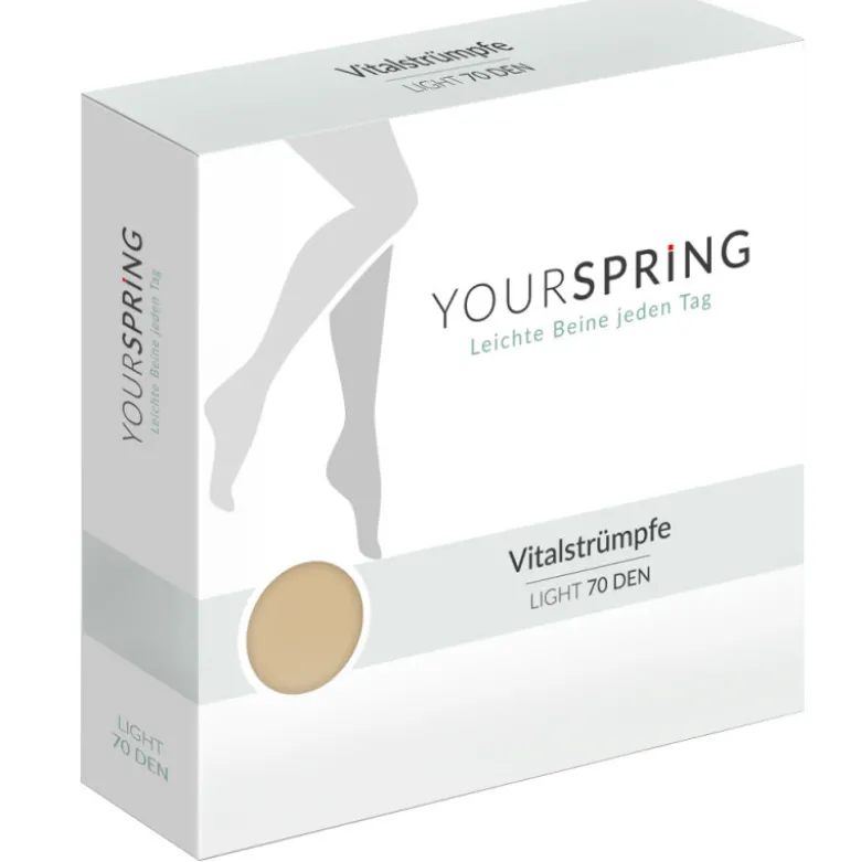Stützstrümpfe Spring YOURSPRING light blickdicht