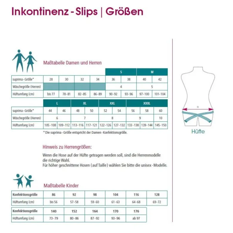 suprima Inkontinenz Bodyguard Slip Kinder ultra